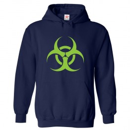 Bio Hazard Symbol Classic Unisex Kids and Adults Pullover Hoodie for Caution Safety.